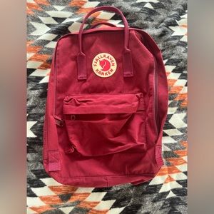 Fjallraven Kanken Ox red backpack